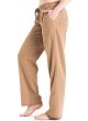 Women's Cotton Gauze Low Waist Beach Pants with Pockets
