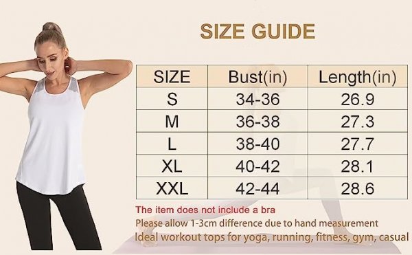Women's Track Tops Racerback Tank Top Mesh Yoga Shirt Workout Wear