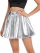 Women's Ruched Waist Stretchy Flared Yoga Skirt