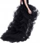 Women's Long High Low Ruffles Party Tulle Skirt