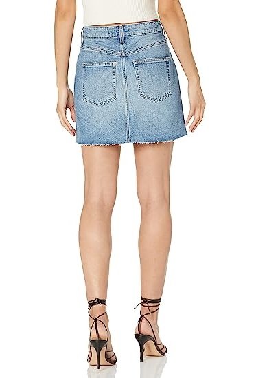 Ladies Denim Mini Skirt Slim Skirt