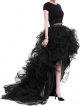 Women's Long High Low Ruffles Party Tulle Skirt